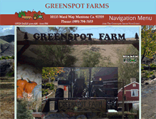 Tablet Screenshot of greenspotfarms.com